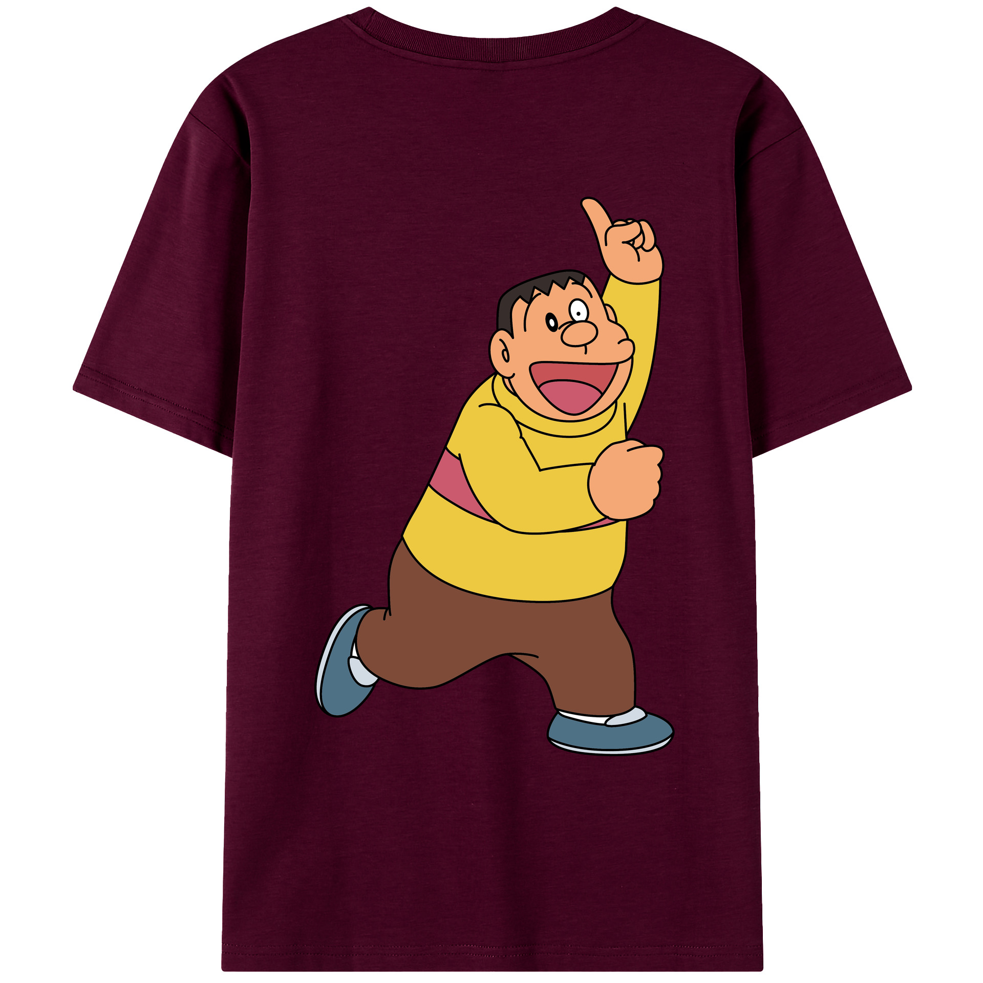 （画像用） ドラえもん 剛田武 Doraemon Gouta Takeshi レディース半袖Tシャツ(バックプリント)